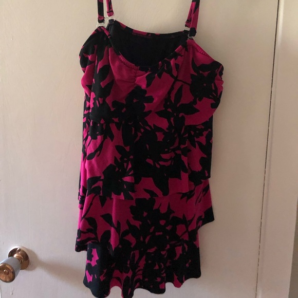 Two Modest Swimsuits, Pink and Blue - Picture 3 of 8